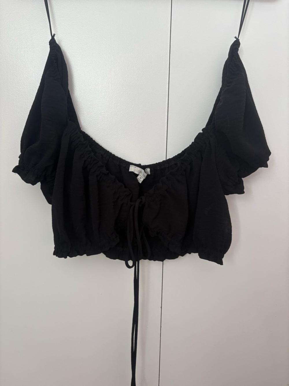 fashion nova black crop top